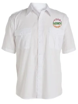 Half Sleeve White Uniform Shirt